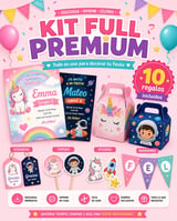 Vista previa del kit premium - detalles de diseño