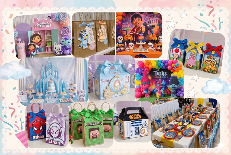 Kit Fiesta Premium con +10,000 diseños editables en Canva para fiestas infantiles, cumpleaños y celebraciones